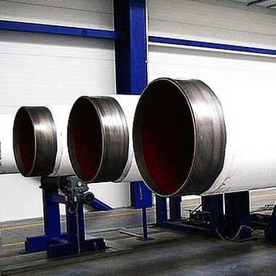 Teknik Pasokan Air Saw Steel Pipe Antirust Cat Lapisan 120 Inch