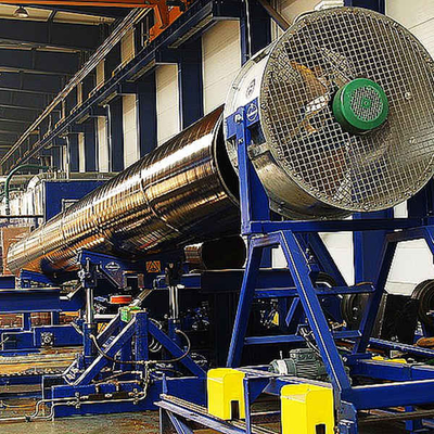 6mm Ketebalan 3 Lapisan Pe Ssaw Tube Din 30670