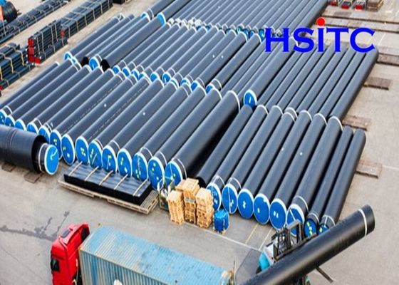 Astm A106 Pipa tanpa jahitan Baja Hitam Sch40