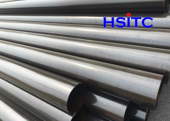 ISO 9001 Pipa tanpa jahitan baja hitam las 16 inci
