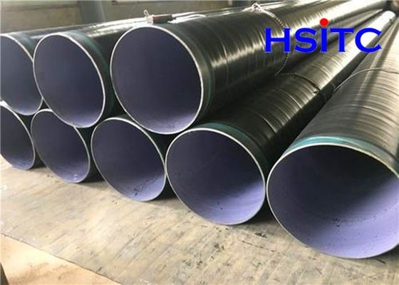 Din30670 3000mm Anti Korosi Pipa Baja Tiga Lapisan PP