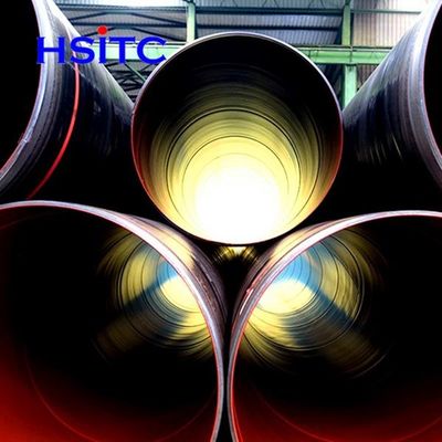 Proses Pengelasan Proyek Aplikasi 6mm Spiral Steel Pipe