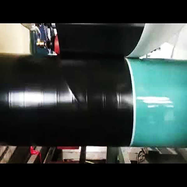 Fusion Bond Epoxy Spiral Las Pipa Baja 3 Lapisan Pe Din 30670 Polyethylene Standar 0