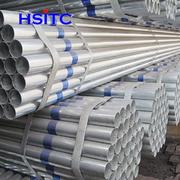 x52 8' 3.75mm Galvanized Carbon Steel Pipe Dn100 0