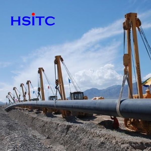 Din30670 3000mm Anti Korosi Pipa Baja Tiga Lapisan PP 0
