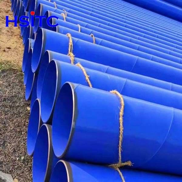 Teknik Tambang Batubara Fbe Lapisan Ssaw Steel Pipe Untuk Lapisan Eksternal Pasokan Air 0